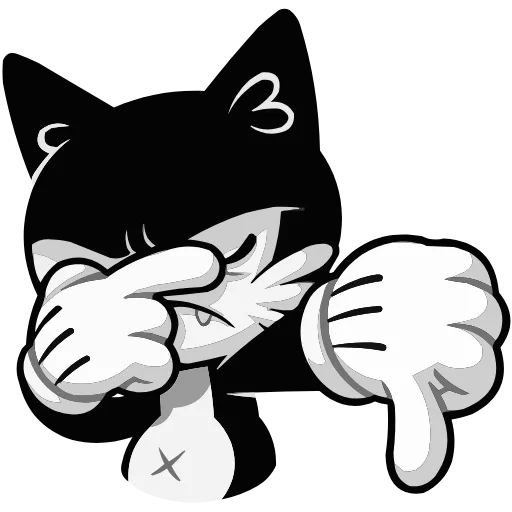 👎 Эмодзи «Ретрокот Джо» для Telegram