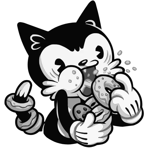 🍩 Эмодзи «Ретрокот Джо» для Telegram
