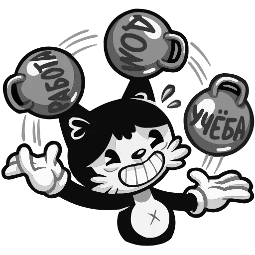 💪 Эмодзи «Ретрокот Джо» для Telegram