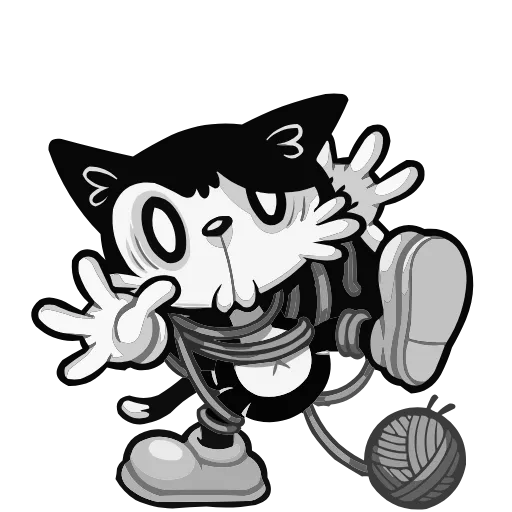 😵‍💫 Эмодзи «Ретрокот Джо» для Telegram