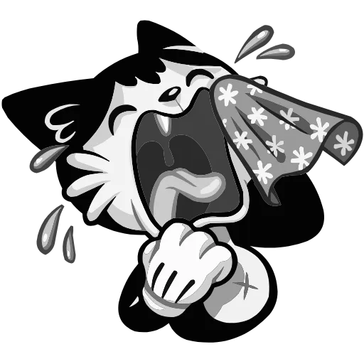 😂 Эмодзи «Ретрокот Джо» для Telegram