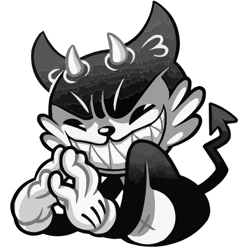 😈 Эмодзи «Ретрокот Джо» для Telegram