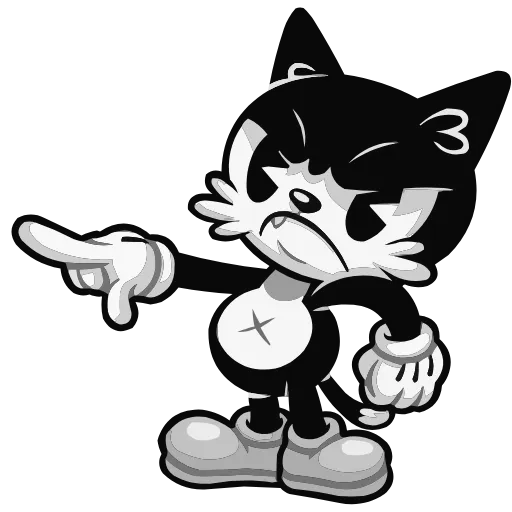🫵 Эмодзи «Ретрокот Джо» для Telegram
