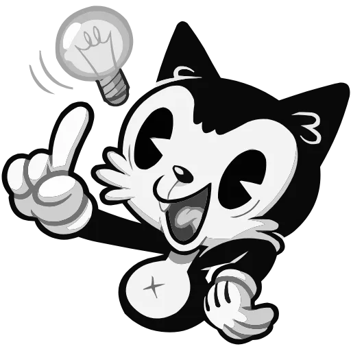 Эмодзи Ретрокот Джо для Telegram — скачать