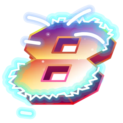 8️⃣ Эмодзи «Retro Font Emoji» для Telegram