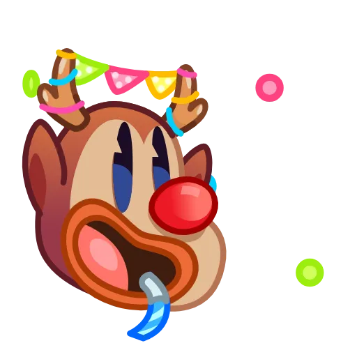 🥳 Эмодзи «Retro Year Emoji» для Telegram
