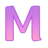 🤩 Эмодзи «Фиолетово-розовый градиент» для Telegram
