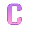 🤩 Эмодзи «Фиолетово-розовый градиент» для Telegram