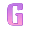 🤩 Эмодзи «Фиолетово-розовый градиент» для Telegram