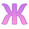 🤩 Эмодзи «Фиолетово-розовый градиент» для Telegram