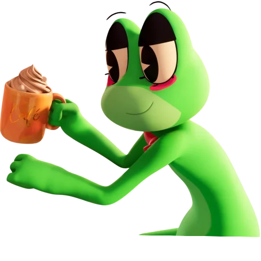 🐸 Стикер «Ribbit TADC» для Telegram