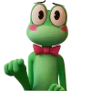 🐸 Эмодзи «Ribbit - лягушка из цифрового цирка» для Telegram