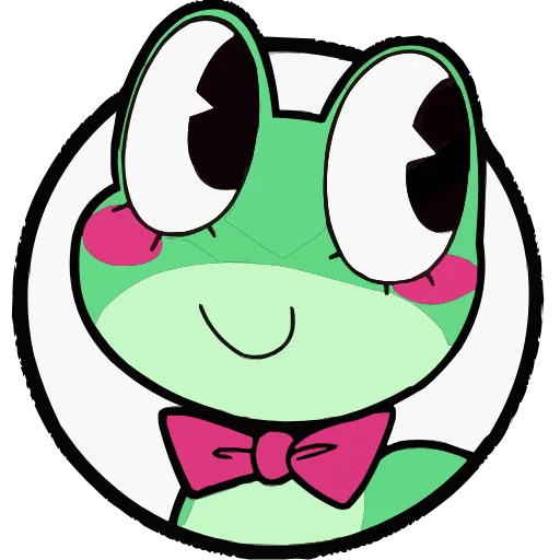 Эмодзи Ribbit - лягушка из цифрового цирка для Telegram — скачать