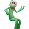 🐸 Эмодзи «Ribbit - лягушка из цифрового цирка» для Telegram