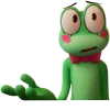 🐸 Эмодзи «Ribbit - лягушка из цифрового цирка» для Telegram