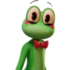 🐸 Эмодзи «Ribbit - лягушка из цифрового цирка» для Telegram