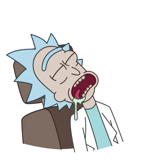 😴 Эмодзи «🍺Rick and Morty • Рик и Морти» для Telegram