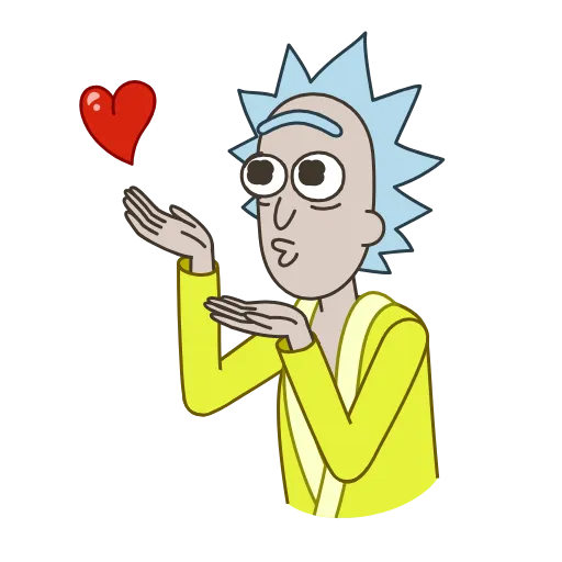 ❤️ Эмодзи «🍺Rick and Morty • Рик и Морти» для Telegram