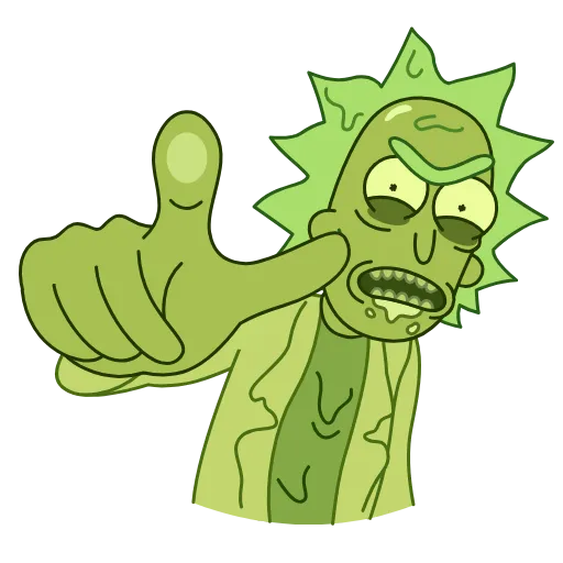 🔪 Эмодзи «🍺Rick and Morty • Рик и Морти» для Telegram