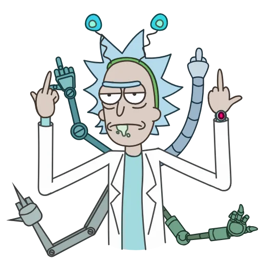 🖕 Эмодзи «🍺Rick and Morty • Рик и Морти» для Telegram