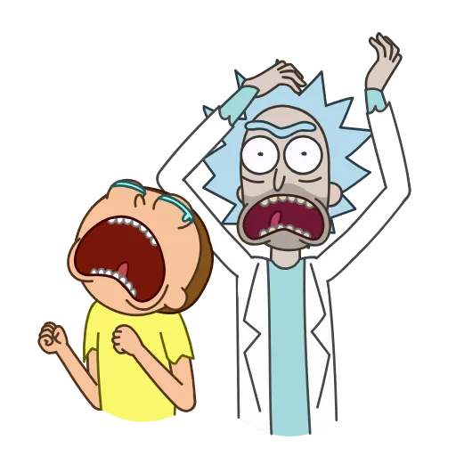 😵 Эмодзи «🍺Rick and Morty • Рик и Морти» для Telegram