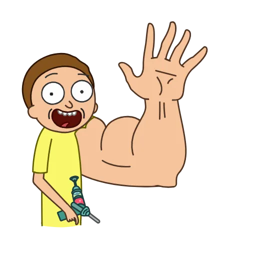 💪 Эмодзи «🍺Rick and Morty • Рик и Морти» для Telegram