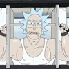 💪 Эмодзи «🤔 Rick and Morty» для Telegram