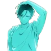 👟 Эмодзи «Rin Itoshi - Blue Lock» для Telegram