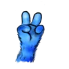 ✌ Эмодзи «Rinas Blue Cats» для Telegram