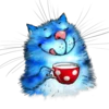 😋 Эмодзи «Rinas Blue Cats» для Telegram