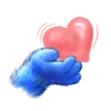 😘 Эмодзи «Rinas Blue Cats» для Telegram