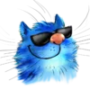 😎 Эмодзи «Rinas Blue Cats» для Telegram