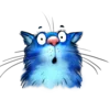😮 Эмодзи «Rinas Blue Cats» для Telegram