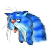 😮‍💨 Эмодзи «Rinas Blue Cats» для Telegram