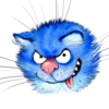 😈 Эмодзи «Rinas Blue Cats» для Telegram