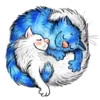 🤗 Эмодзи «Rinas Blue Cats» для Telegram