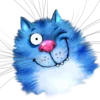😉 Эмодзи «Rinas Blue Cats» для Telegram