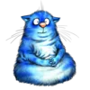 😐 Эмодзи «Rinas Blue Cats» для Telegram