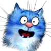 🤩 Эмодзи «Rinas Blue Cats» для Telegram