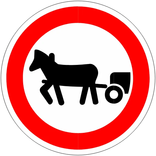 🐎 Эмодзи «Дорожные знаки ()» для Telegram