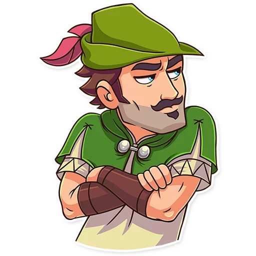 😒 Стикер «Robin Hood» для Telegram