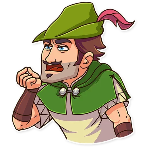 😠 Стикер «Robin Hood» для Telegram
