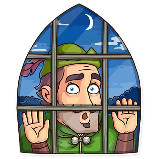 😳 Стикер «Robin Hood» для Telegram