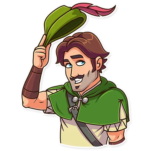 👋 Стикер «Robin Hood» для Telegram