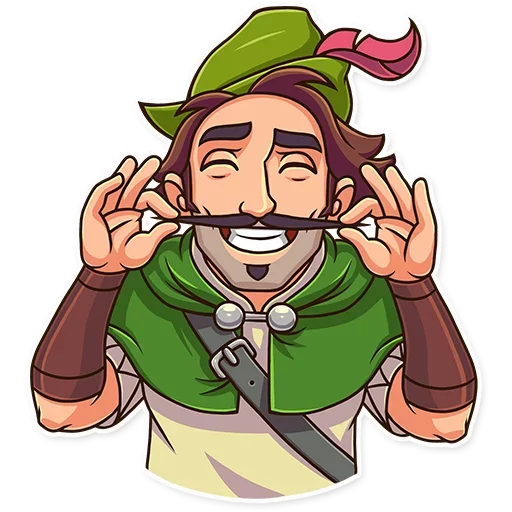 👌 Стикер «Robin Hood» для Telegram