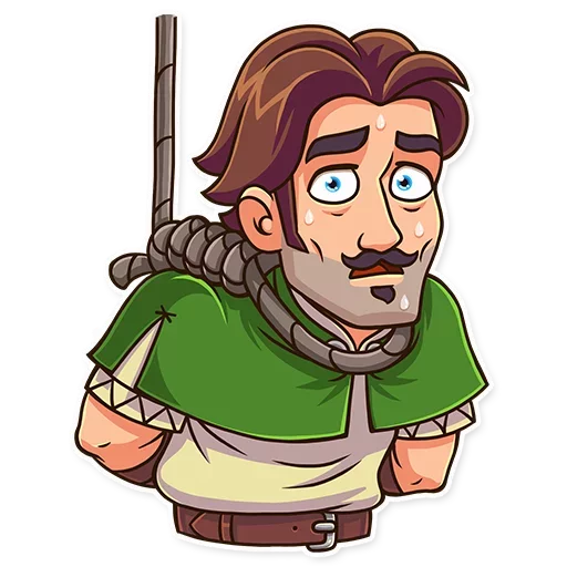 😰 Стикер «Robin Hood» для Telegram