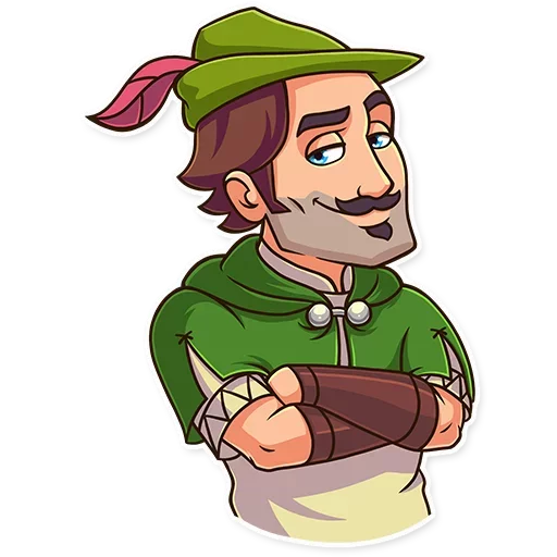 😏 Стикер «Robin Hood» для Telegram