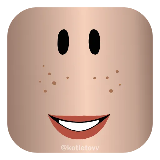 😃 Эмодзи «Roblox Faces 👉» для Telegram