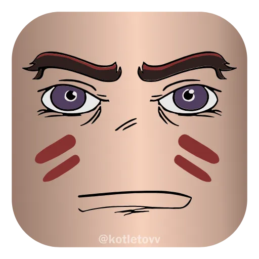 😬 Эмодзи «Roblox Faces 👉» для Telegram