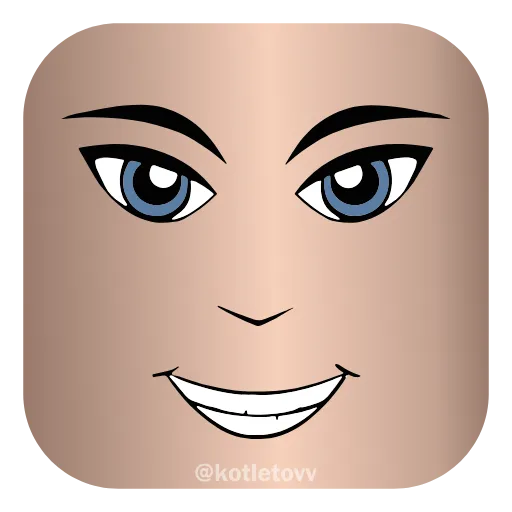 😀 Эмодзи «Roblox Faces 👉» для Telegram